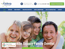 Tablet Screenshot of celebritydental.com